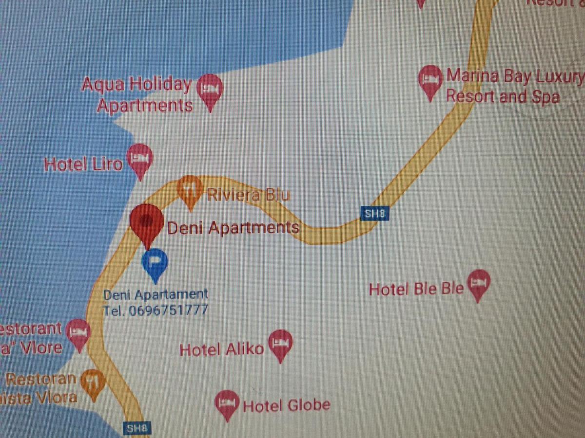 Deni Sea View Apartment Vlorë エクステリア 写真
